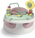 Mamas & Papas Baby Snug Seat and Activity Tray with Adjustable Features, Supportive, Stable and Easy Clean Design in Blossom (Pink), Suitable from 3 to12 Month Approx